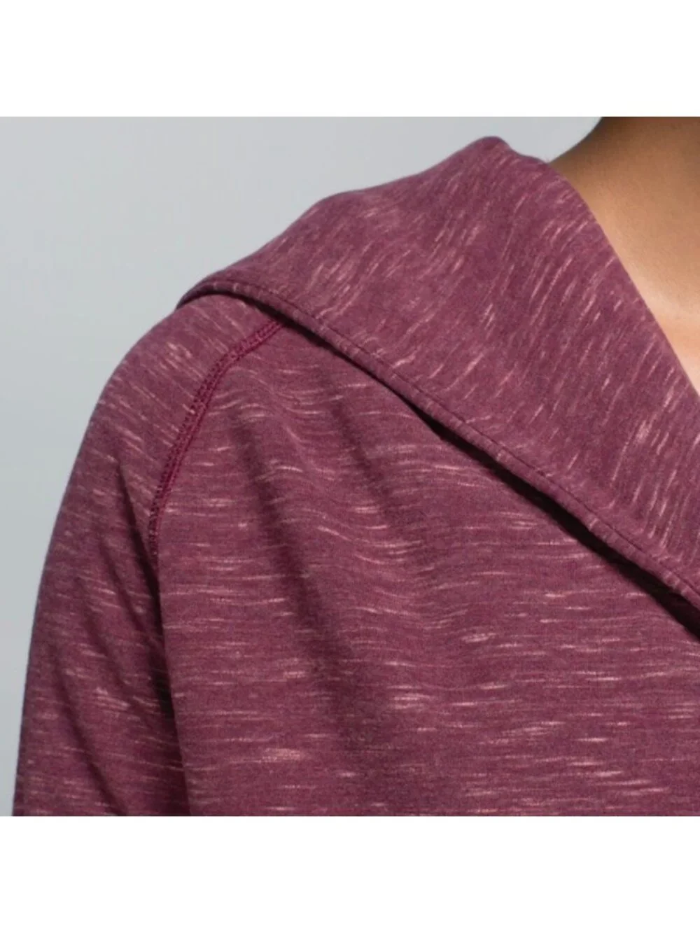 Lululemon Find Your Centre Wrap Heathered Marled Rust Berry